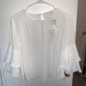 Tiered Bell Sleeve Blouse NWT